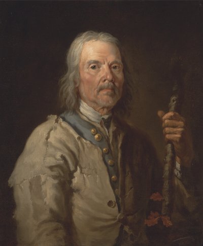 Uomo con un bastone da Thomas Barker of Bath